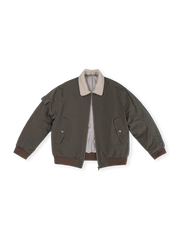 バーン風 着脱可能フーデッドパイロットジャケット