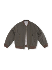 バーン風 着脱可能フーデッドパイロットジャケット