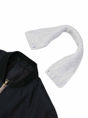 バーン風 着脱可能フーデッドパイロットジャケット