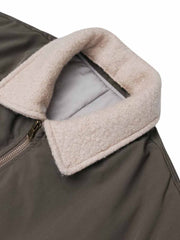 バーン風 着脱可能フーデッドパイロットジャケット