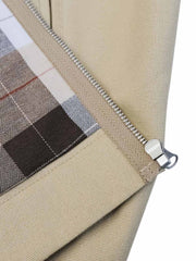 バーン風 コントラストキャンバスジャケット