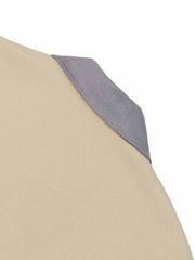 バーン風 コントラストキャンバスジャケット