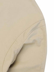 バーン風 コントラストキャンバスジャケット