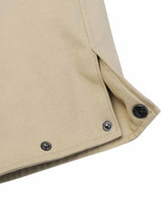 バーン風 コントラストキャンバスジャケット