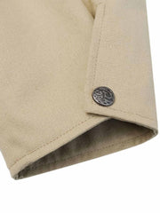 バーン風 コントラストキャンバスジャケット