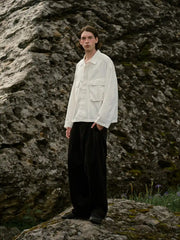 ナイロン混紡ジャングルシャツジャケット