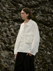 ナイロン混紡ジャングルシャツジャケット