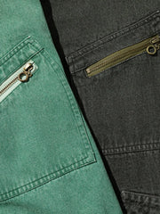 配色襟 ワークジャケット