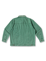 配色襟 ワークジャケット