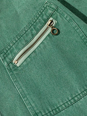 配色襟 ワークジャケット