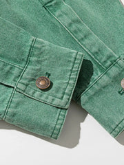 配色襟 ワークジャケット