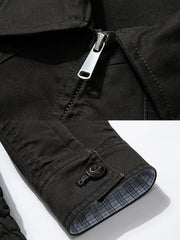 ウォッシュド ハリントンジャケット