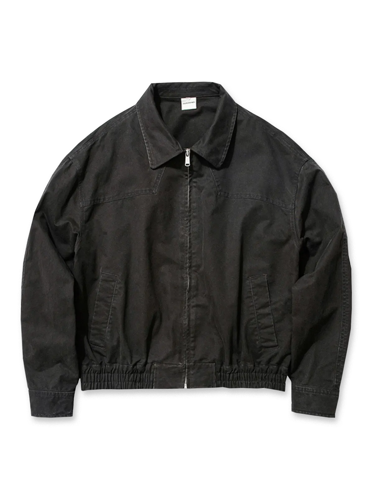 レトロな雰囲気漂うウォッシュド ハリントンジャケットの全体イメージ