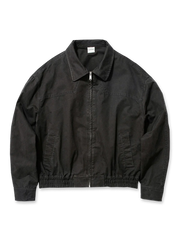 レトロな雰囲気漂うウォッシュド ハリントンジャケットの全体イメージ