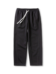 ワイドストレートワッフルスウェットパンツ