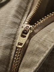 ヴィンテージ風ウォッシュ加工多ポケットショートパンツ