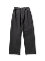 ヴィンテージ風ウォッシュ加工コットンカジュアルパンツ