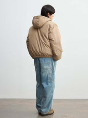 ウォッシュドデニムジップアップカラージャケット