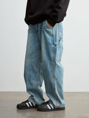 ウォッシュドデニムジップアップカラージャケット