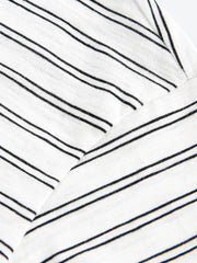 ヴィンテージ ヘンリーネック ストライプTシャツ