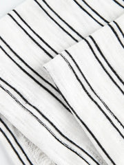 ヴィンテージ ヘンリーネック ストライプTシャツ