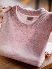 ヴィンテージピンクワッフルニットTシャツ正面