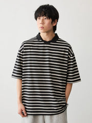 レトロストライプ ポロシャツ