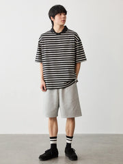 レトロストライプ ポロシャツ