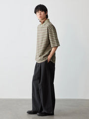 レトロストライプ ポロシャツ