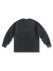 ヴィンテージウォッシュロゴ長袖Tシャツ