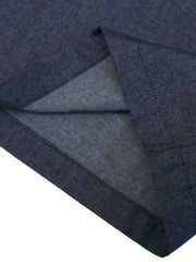 廓形デニムキューバシャツ&ショーツセット