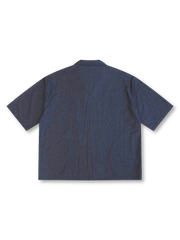 廓形デニムキューバシャツ&ショーツセット