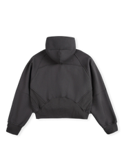 パッチワーク 都会風フーディ