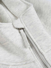 パッチワーク 都会風フーディ