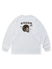 ヴィンテージカートゥーンプリント長袖Tシャツ