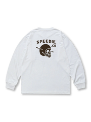 ヴィンテージカートゥーンプリント長袖Tシャツ