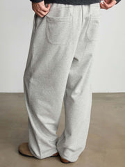 スタッズ付きパッチポケット スウェットパンツ