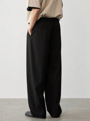 ドレープ感ダブルプリーツ スラックス