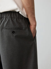 ドレープ感ダブルプリーツ スラックス