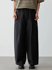 バンブースラブコットン ワイドパンツ