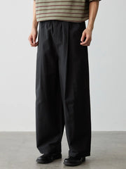 バンブースラブコットン ワイドパンツ