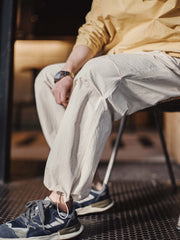 3Dワッシャー加工パラシュートパンツ