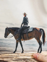 モニュメントバレー プリント キューバシャツ