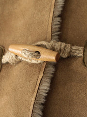 フード付き スエード フリース ジプシーコート