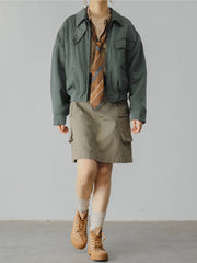 短丈フライトジャケット