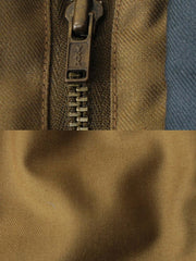 大きめポケット マスタード中綿ジャケット