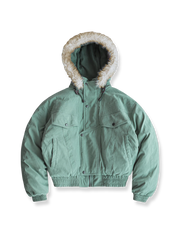 襟ボア モーターサイクルダウン ジャケット