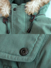 襟ボア モーターサイクルダウン ジャケット