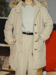 ロングダウンパーカーコート