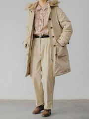 ロングダウンパーカーコート